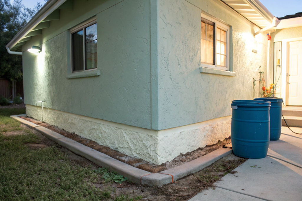 Зачем нужно штукатурить фундамент?